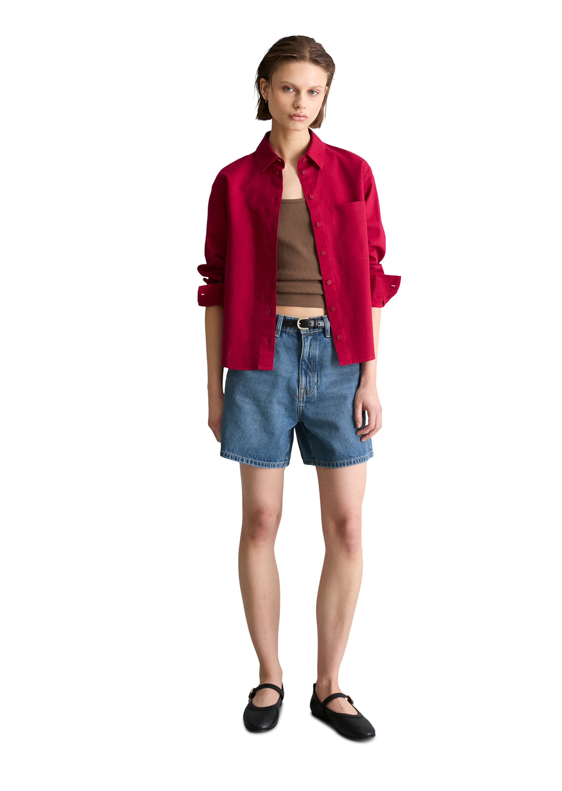 Marc O'Polo DENIM Bluse in Rot