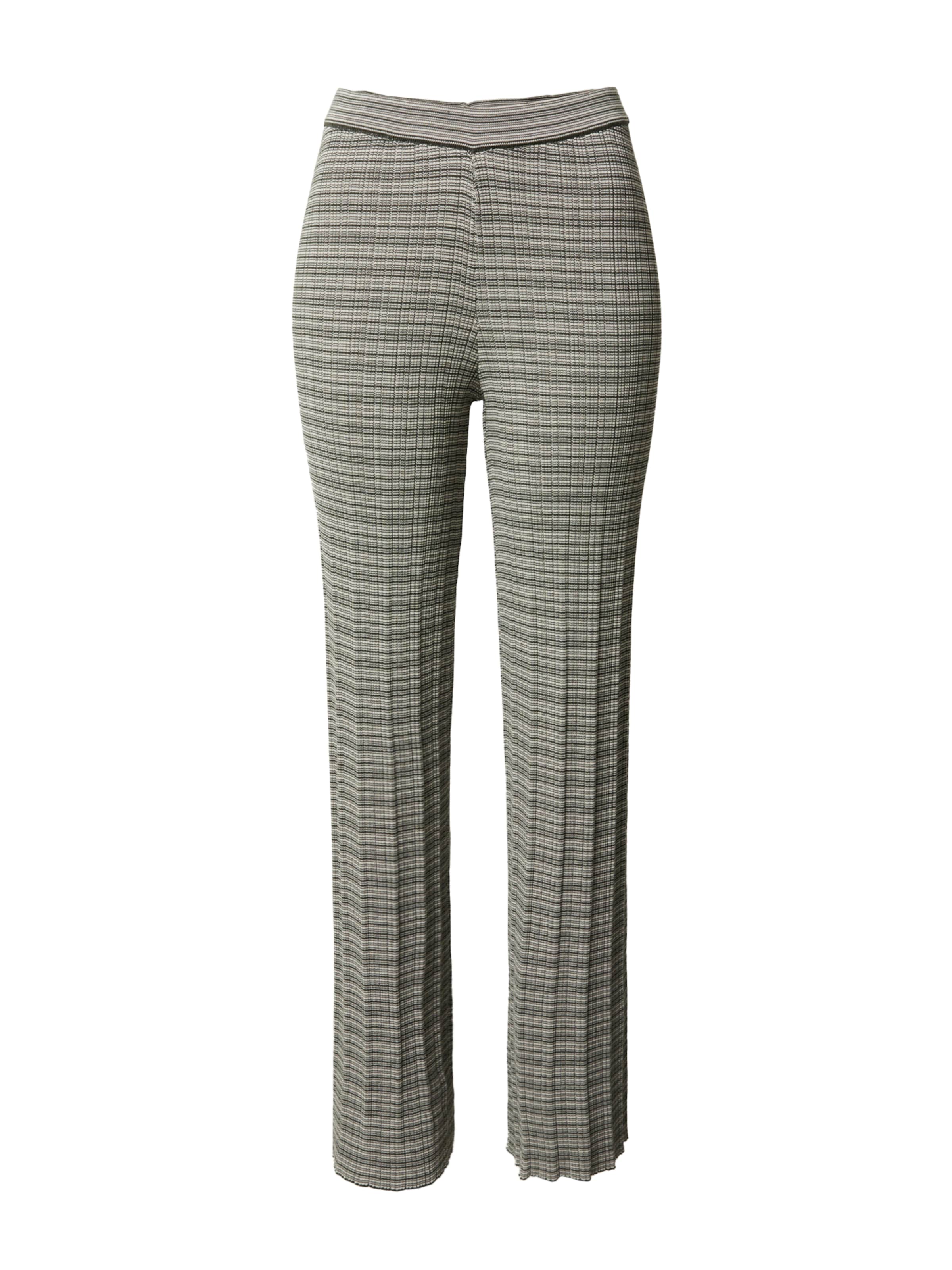 Wide leg Pantaloni 'Frauke' di A LOT LESS in verde: frontale