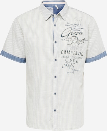 CAMP DAVID Regularny krój Koszula w kolorze niebieski: przód