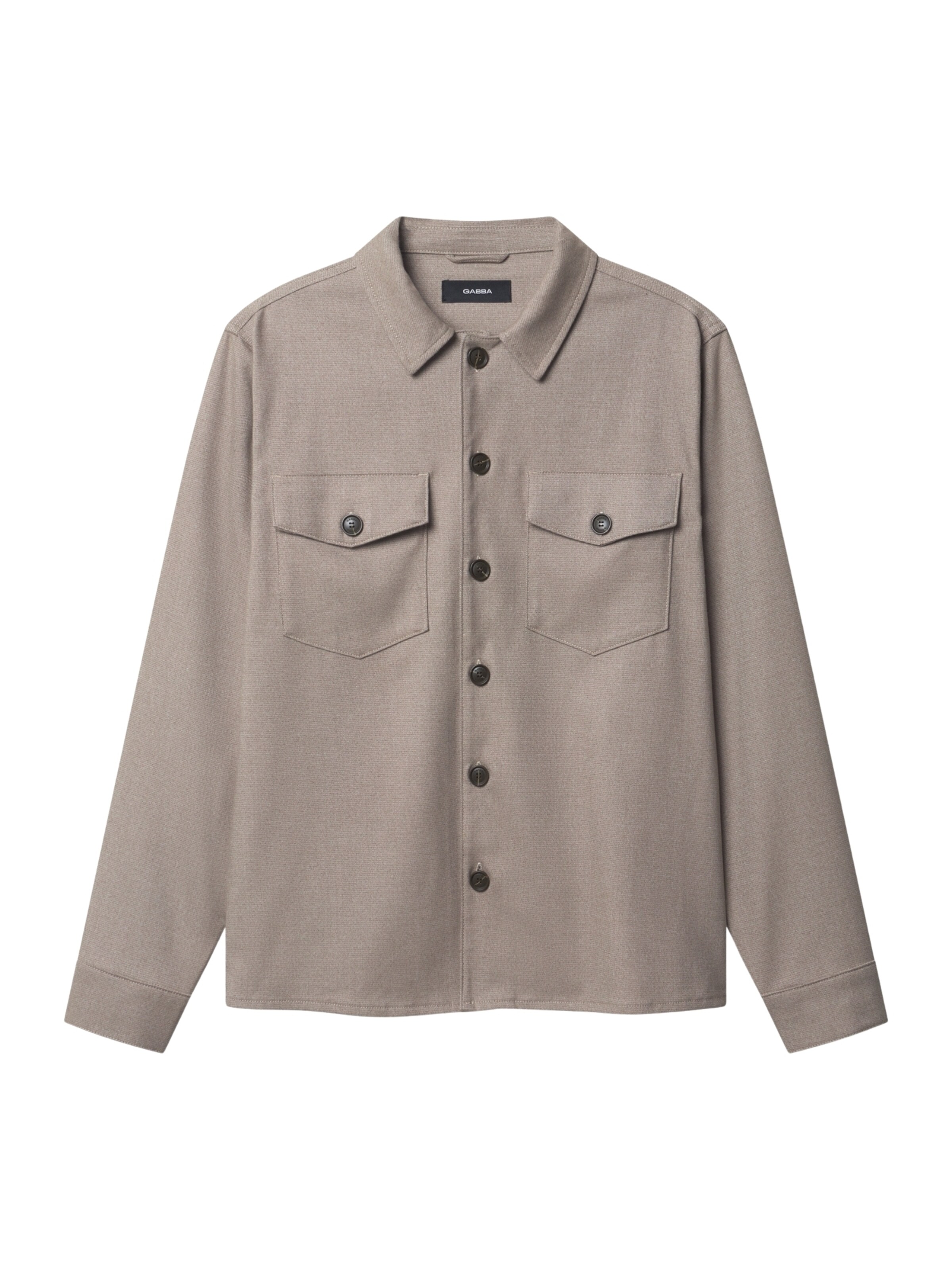 GABBA Regular Fit Välikausitakki 'Clipper' värissä ruskea: etupuoli