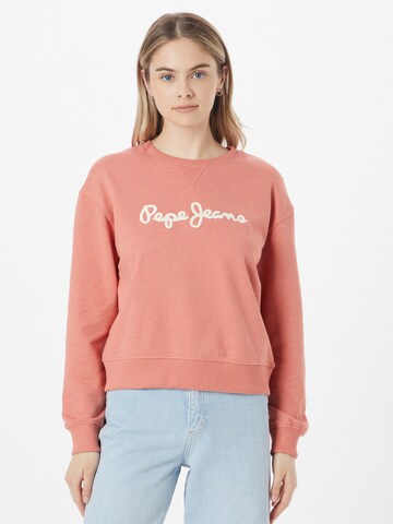 Pepe Jeans Sweatshirt 'NANETTES' in Orange: Vorderseite