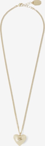 Karl Lagerfeld Necklace 'Heart Charm' in Gold: front