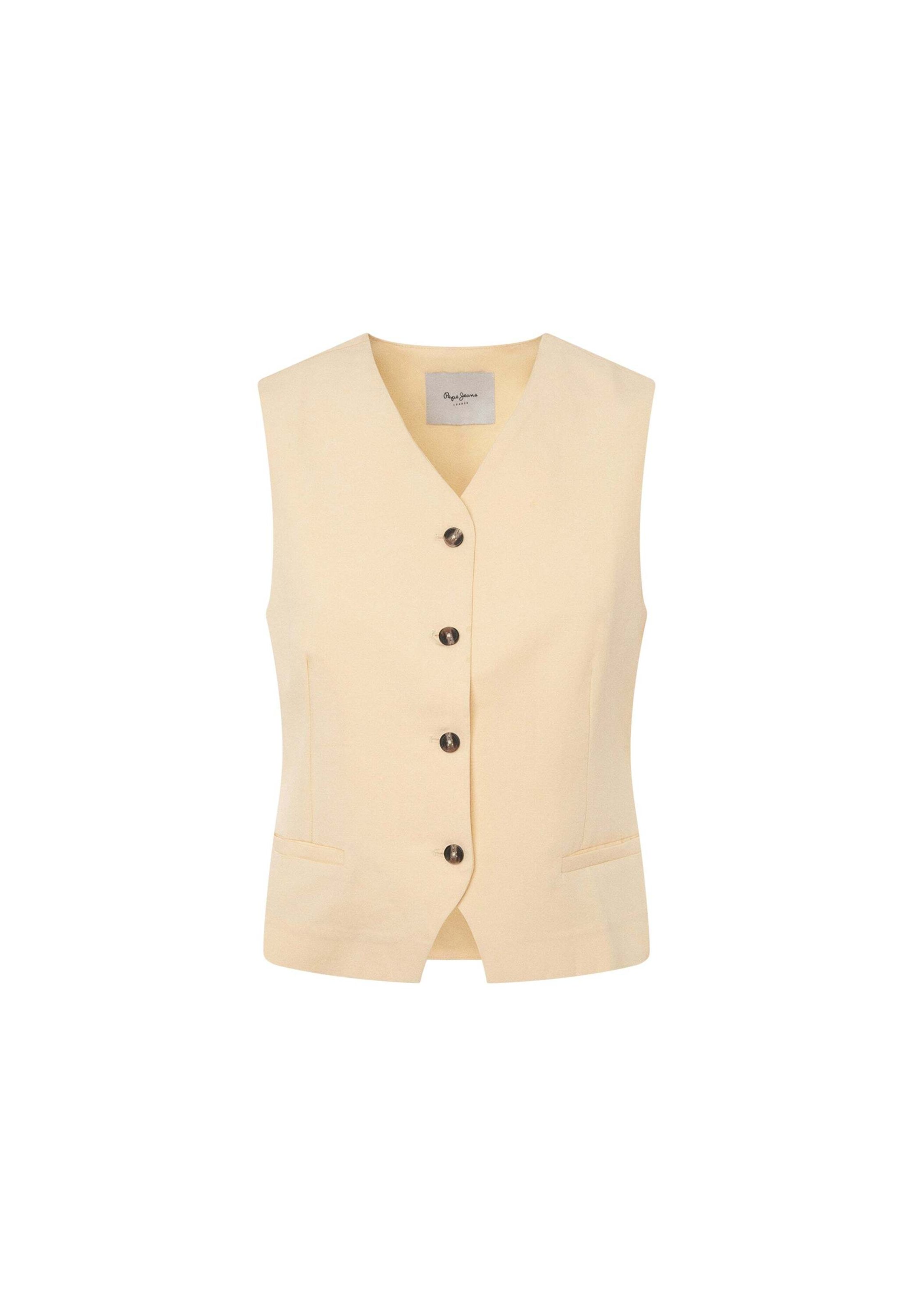 Gilet 'ADITI' di Pepe Jeans in giallo: frontale