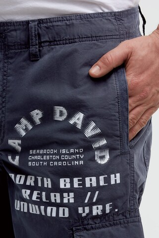 CAMP DAVID Regular Cargo Pants in Blue