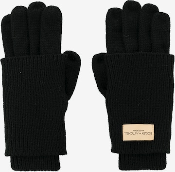 juoda Bickley + Mitchell Amsterdam Pirštuotos pirštinės: priekis