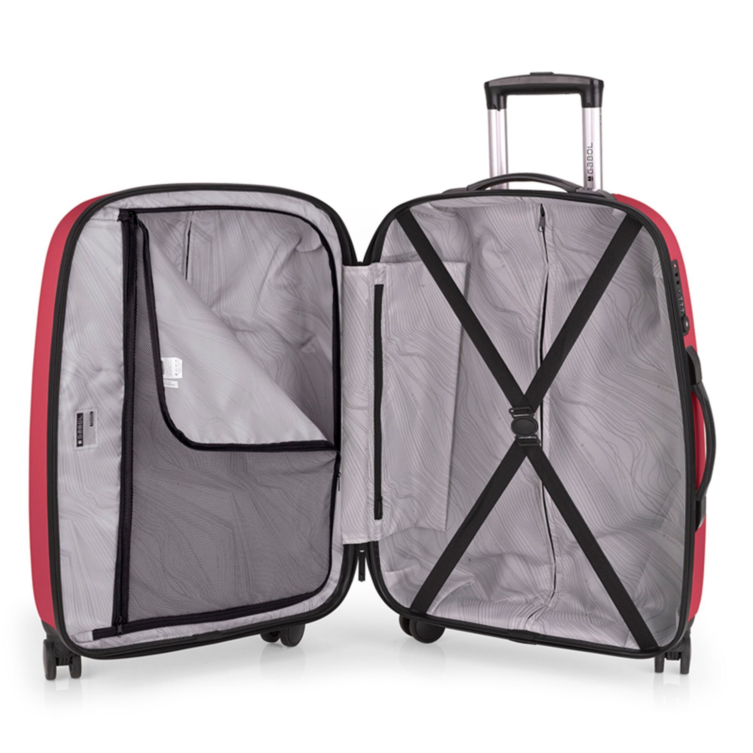 Trolley 'Paradise XP 4' di Gabol in rosso