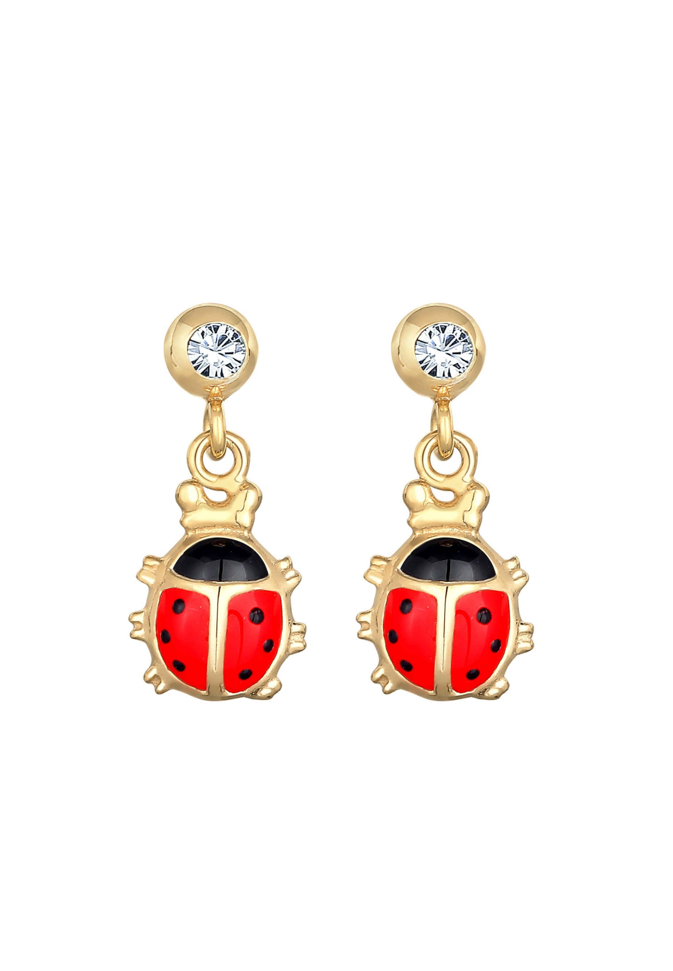 ELLI Ohrringe 'Marienkäfer' in Gold