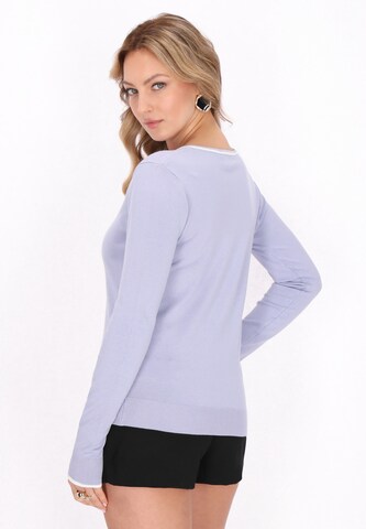 Pull-over faina en bleu