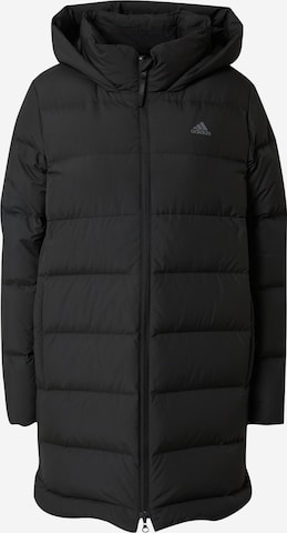 ADIDAS SPORTSWEAR Athletic Jacket 'Mid- Down' in Black: front
