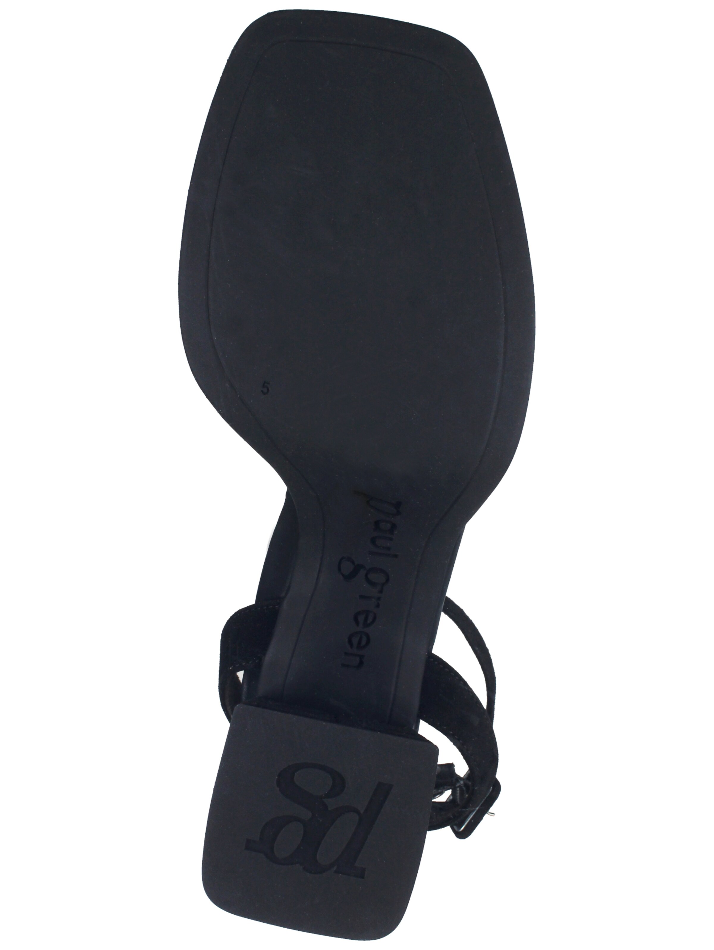 Paul Green Sandale in Schwarz