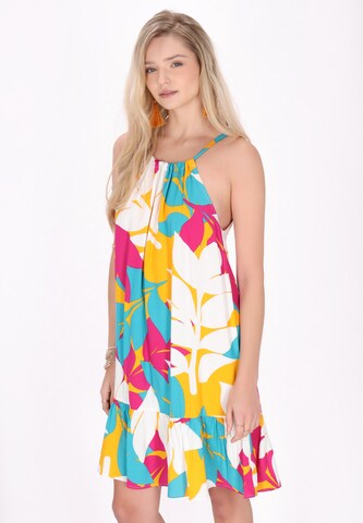 Robe d’été IZIA en mélange de couleurs : devant