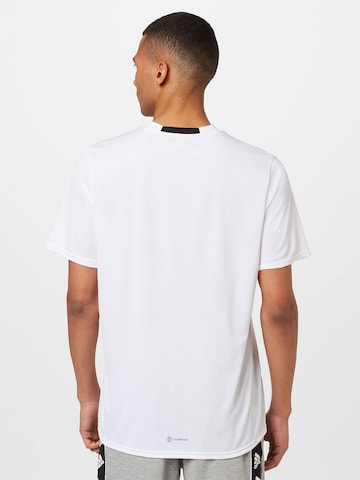 ADIDAS SPORTSWEAR Performance Shirt 'Aeroready Designed For Movement' in White