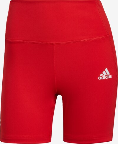 ADIDAS PERFORMANCE Pantalon de sport 'Designed to Move' en rouge / blanc, Vue avec produit