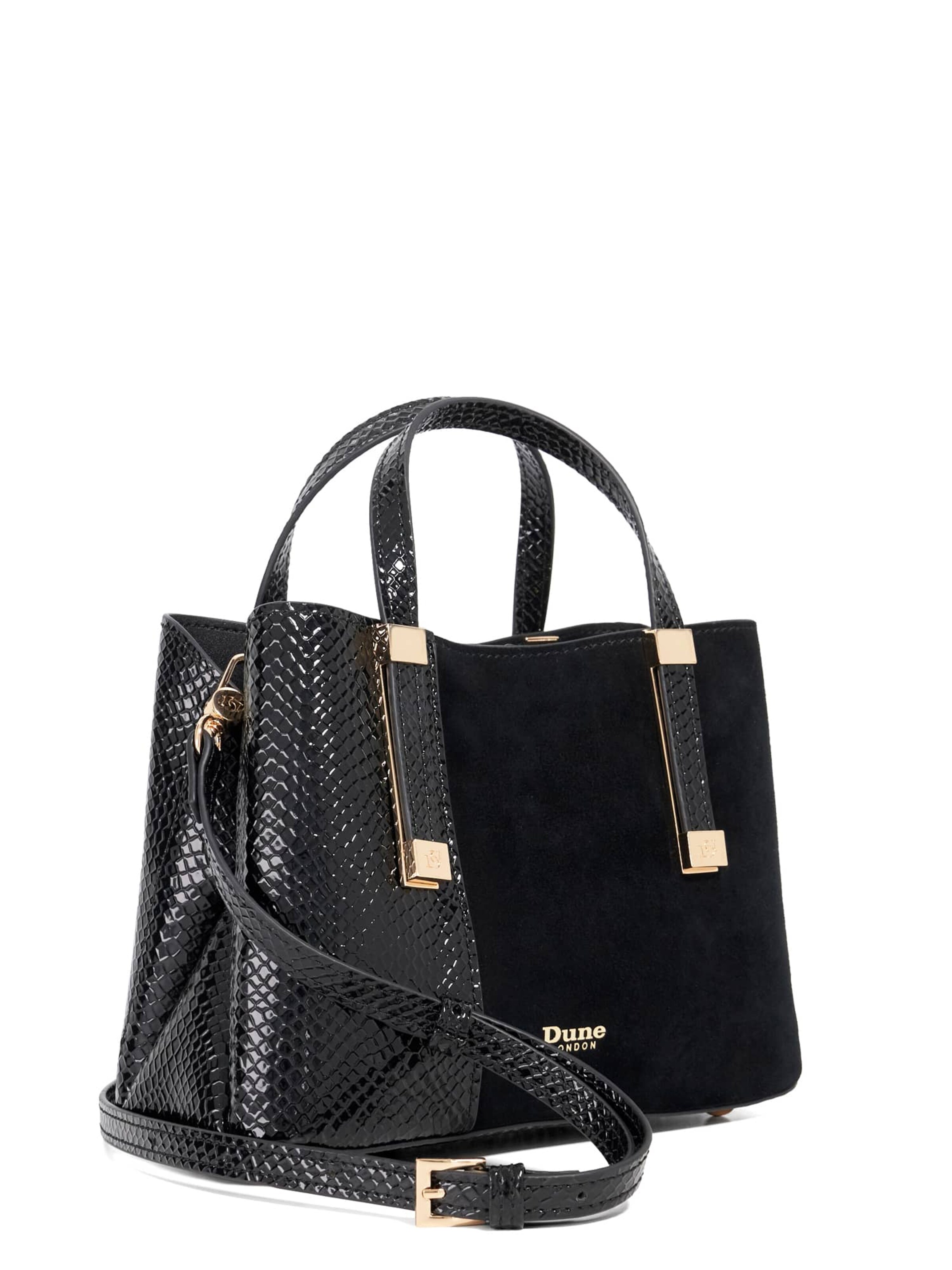 Dune LONDON Handtasche 'Dinkydorry' in Schwarz