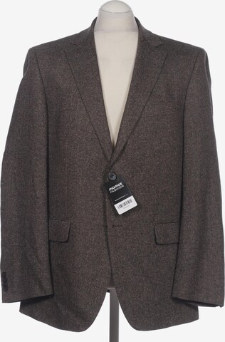 HECHTER PARIS Suit Jacket in L-XL in Brown: front