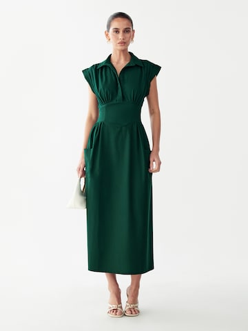 Willa - Vestido en verde: frente