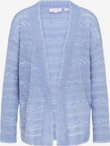 usha WHITE LABEL Knit Cardigan in Blue: front
