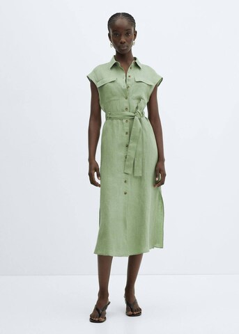 Robe 'Quito' MANGO en vert : devant