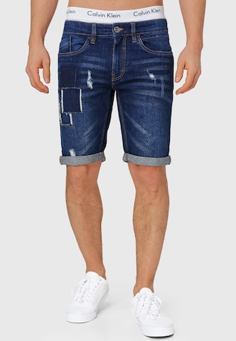 INDICODE JEANS Regular Jeans 'Roberts' in Blue: front