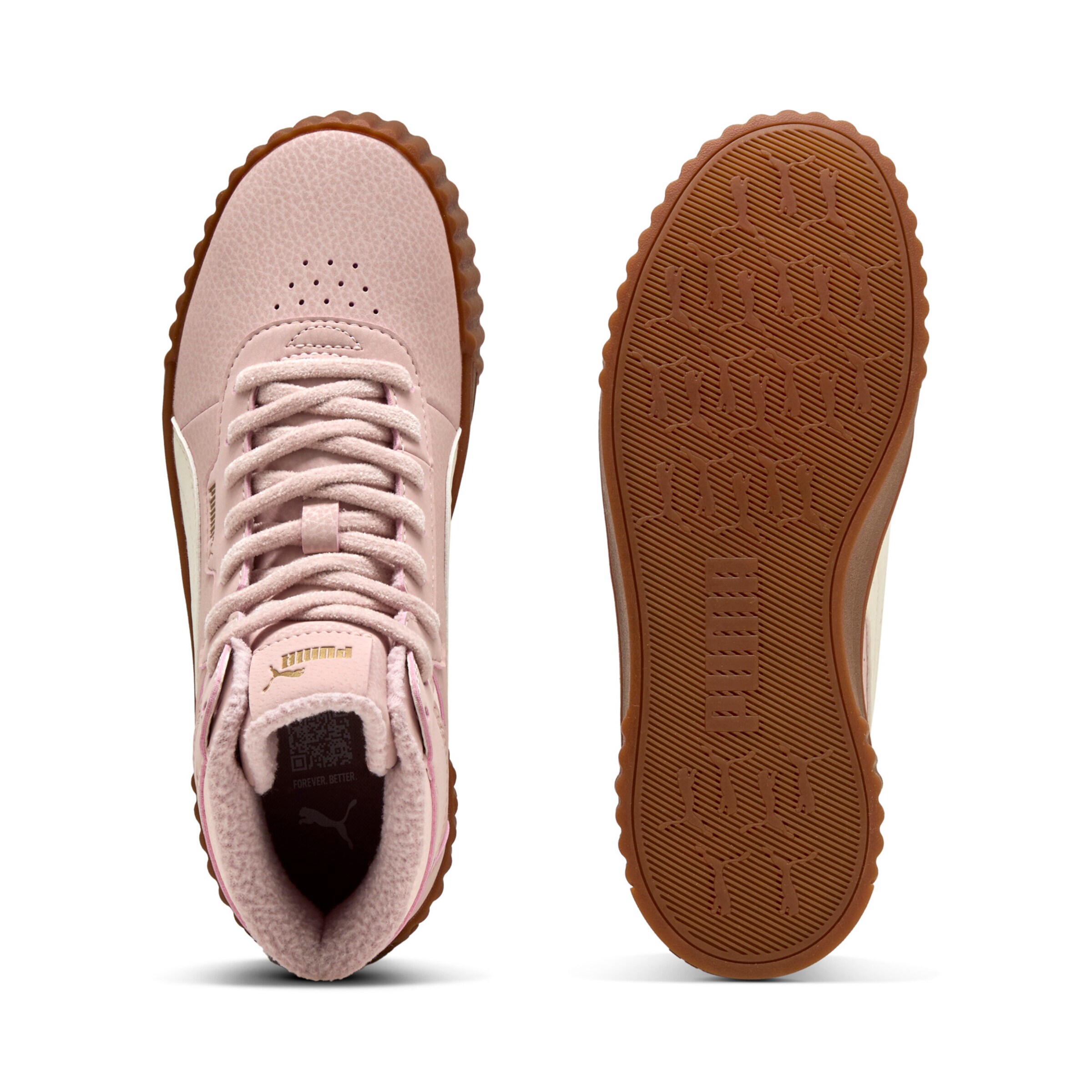 PUMA High-Top Sneakers in Pink