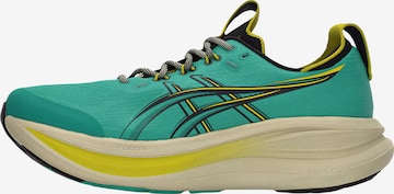 ASICS Juoksukengät 'GEL-NIMBUS 28' värissä vihreä: etupuoli