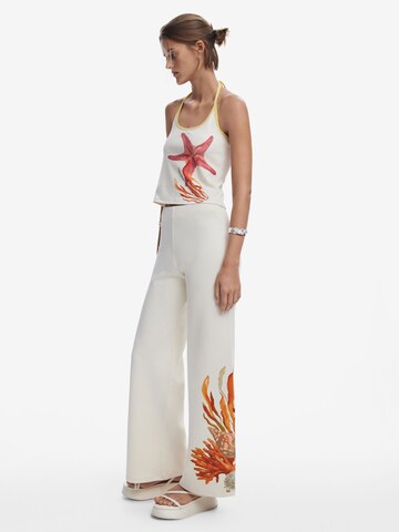 Desigual - regular Pantalón en blanco