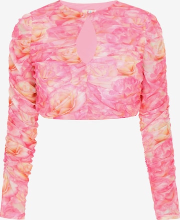Haut IZIA en rose : devant