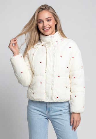 MYMO - Casaco de inverno em branco: frente
