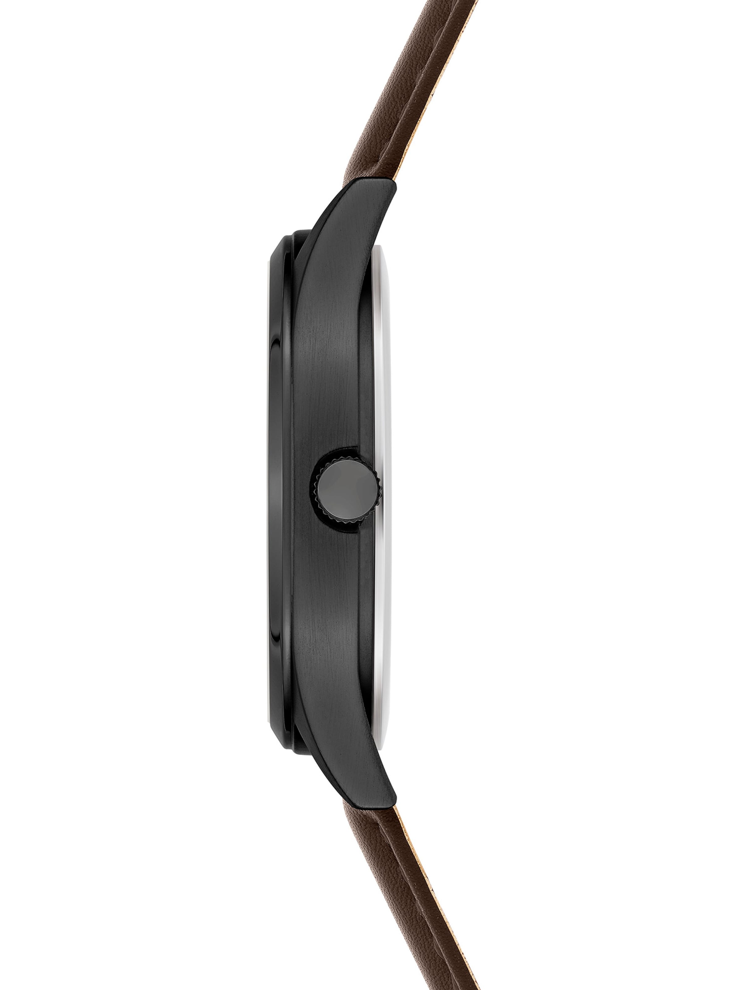 s.Oliver Analog Watch in Brown