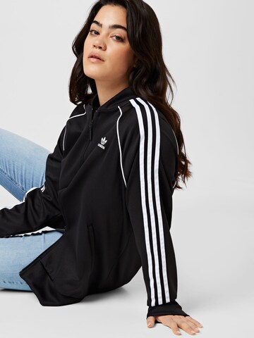 ADIDAS ORIGINALS Sweatvest 'Adicolor Classics' in Zwart