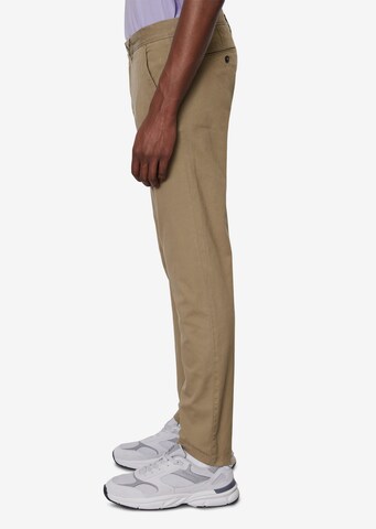 Coupe slim Pantalon chino 'Stig' Marc O'Polo en marron