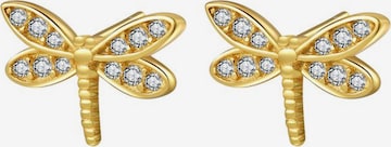 Hey Happiness - Pendientes 'Dragon Whisper' en oro: frente