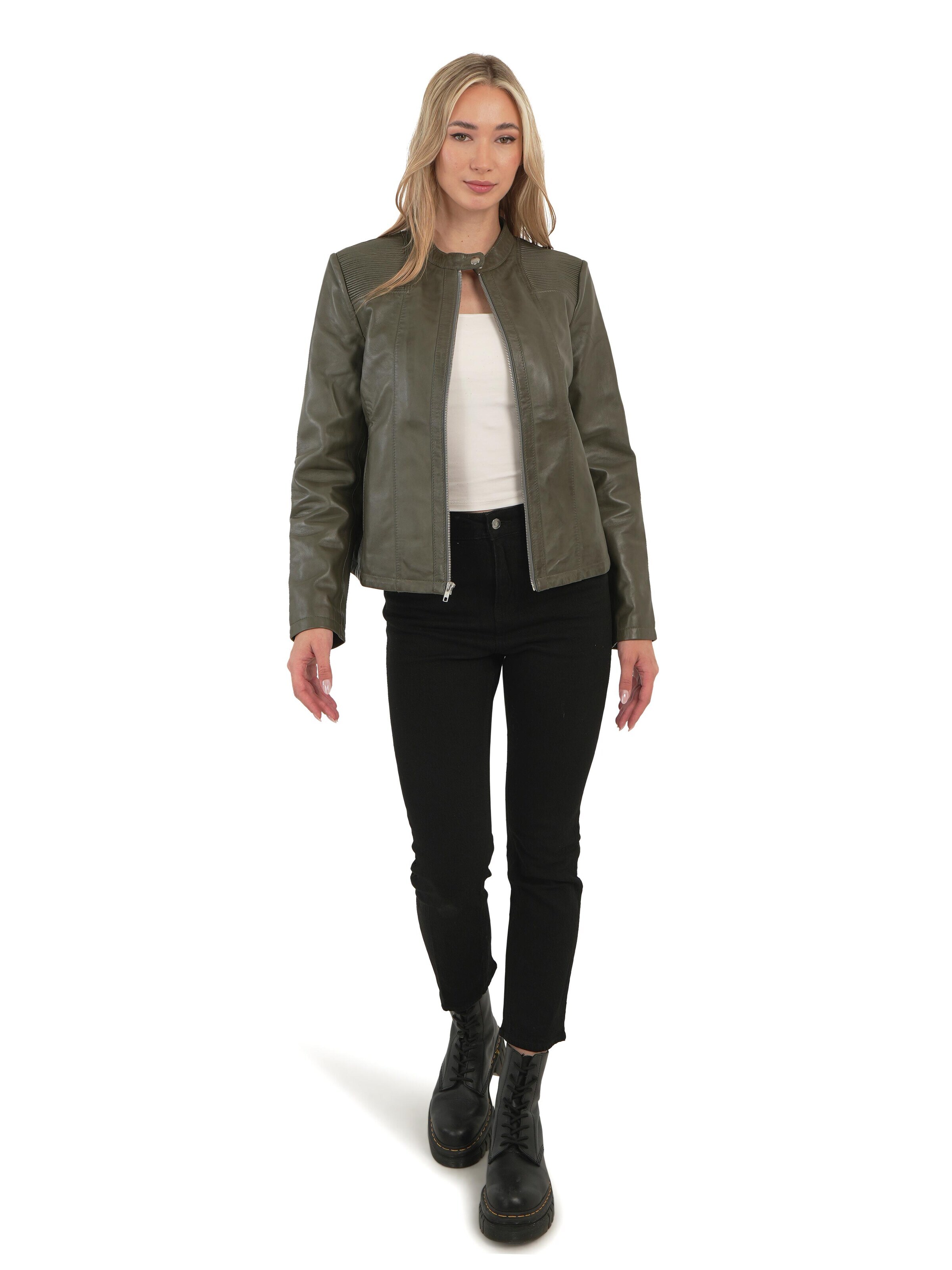 Chic and Clicks - Chaqueta de entretiempo 'Matrix' en verde