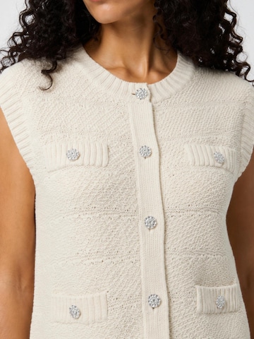PIECES Weste '17159479'‌‌‌ in Beige