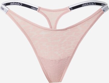 Calvin Klein Underwear String in Roze: voorkant