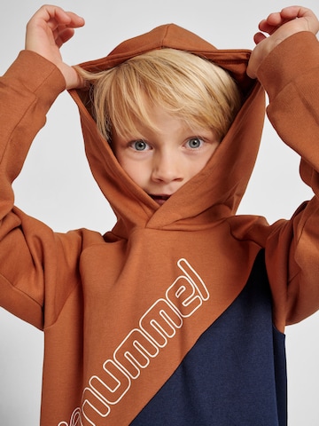 Hummel Sweatshirt 'Axel' in Brown