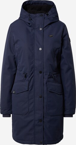 Ragwear Tussenparka 'RELOVED REMAKE' in Blauw: voorkant