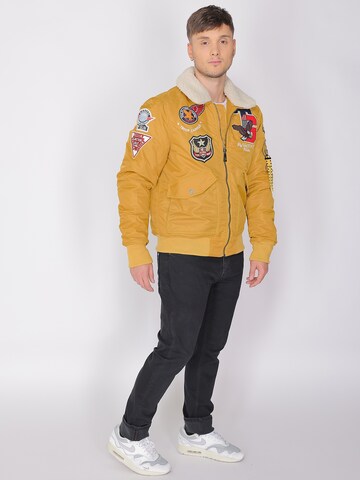 TOP GUN Übergangsjacke in Gelb