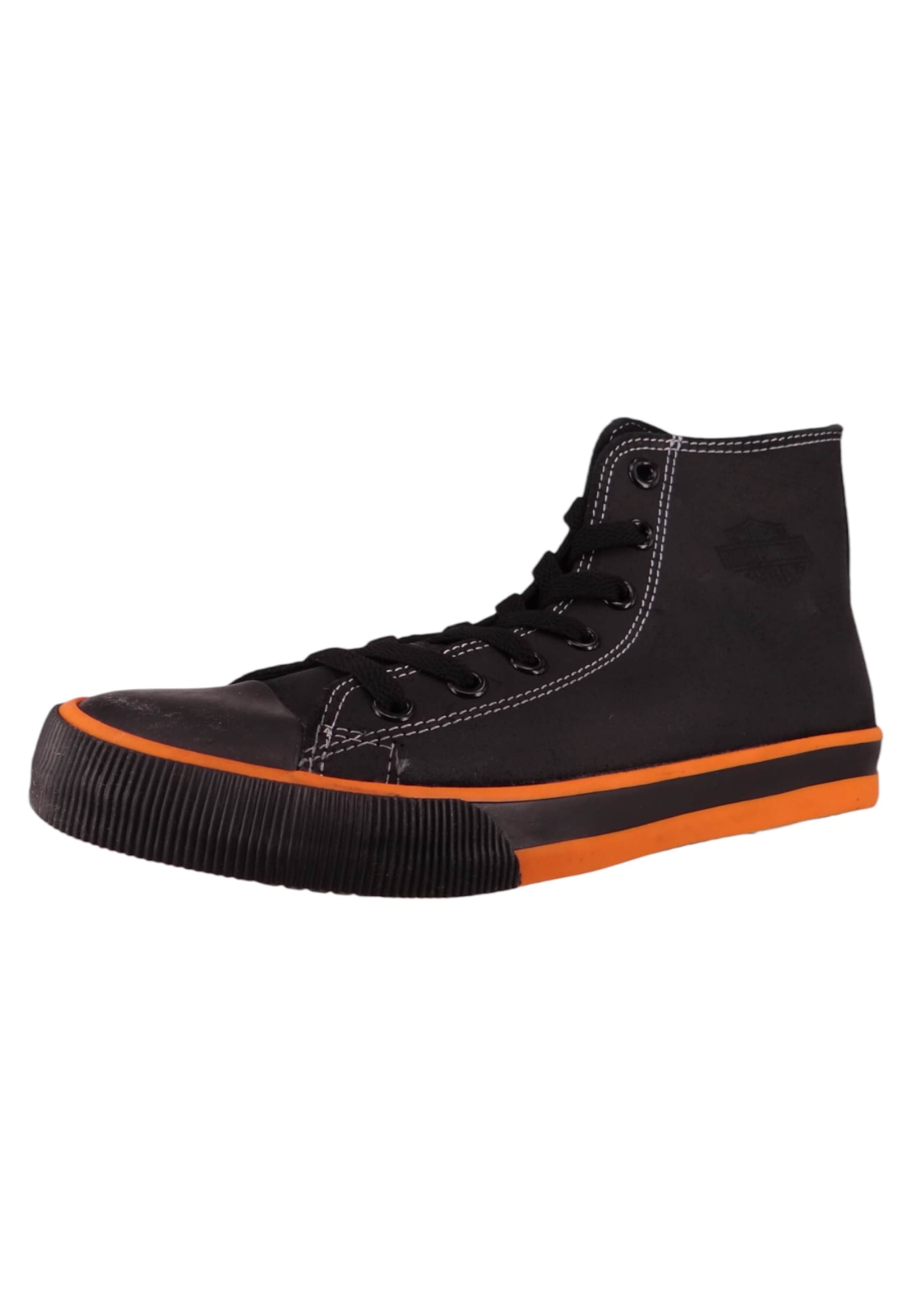 Harley Davidson Sneaker high in orange / schwarz, Produktansicht