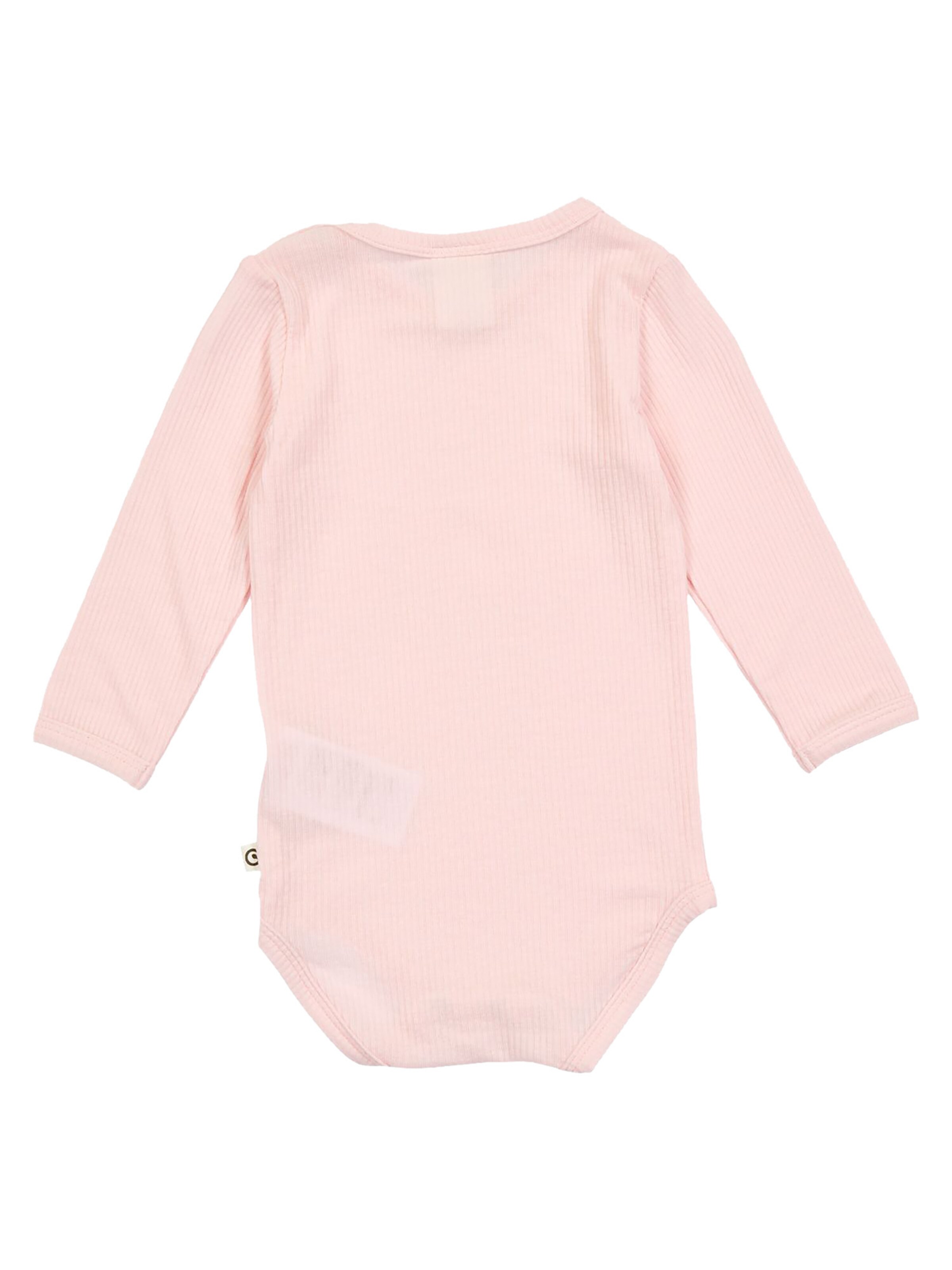 Barboteuse / body Müsli by GREEN COTTON en rose