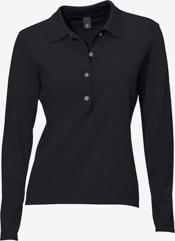 heine Polo-Pullover in Schwarz: predná strana