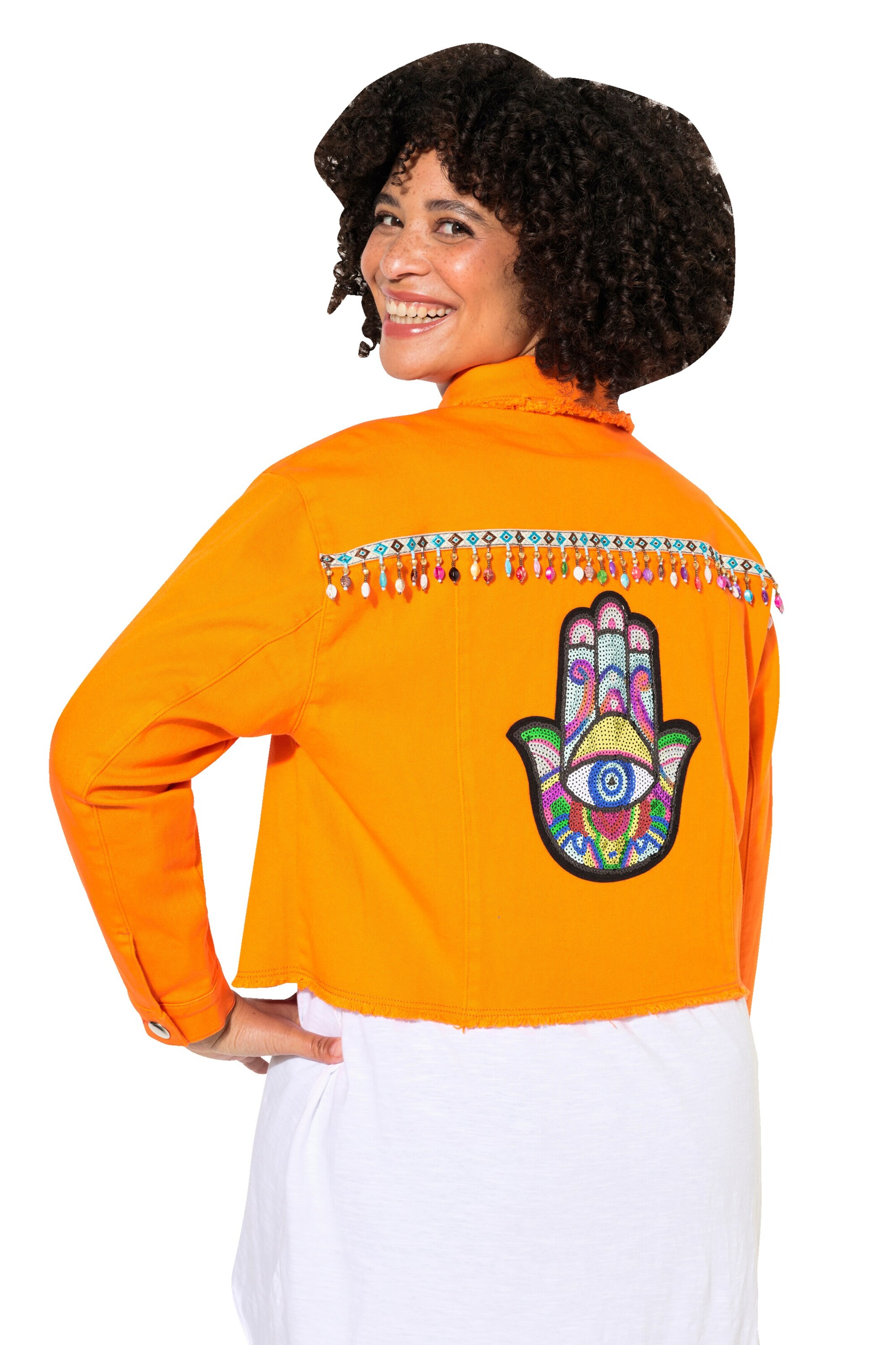 Angel of Style Jacke in Orange