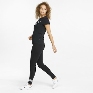 PUMA Skinny Sportbroek in Zwart