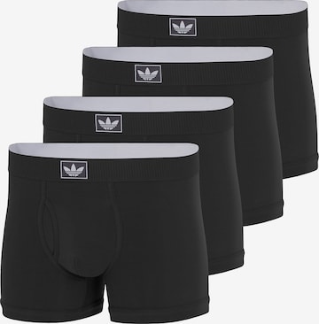 Boxers ' Comfort Cotton Rib ' ADIDAS ORIGINALS en noir : devant