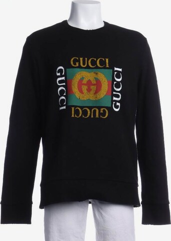 Gucci Sweatshirt / Sweatjacke L in Schwarz: predná strana
