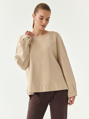 TATUUMSweater majica 'KURTIKA' - bež boja: prednji dio