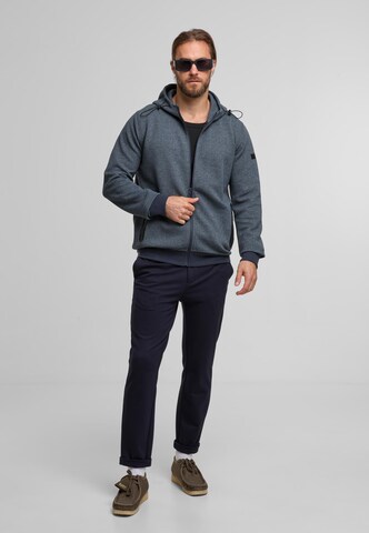 INDICODE JEANS Sweat jacket 'INSting' in Blue