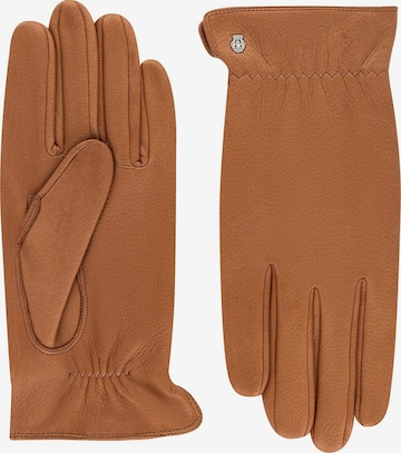 Gants 'Milton' Roeckl en marron : devant