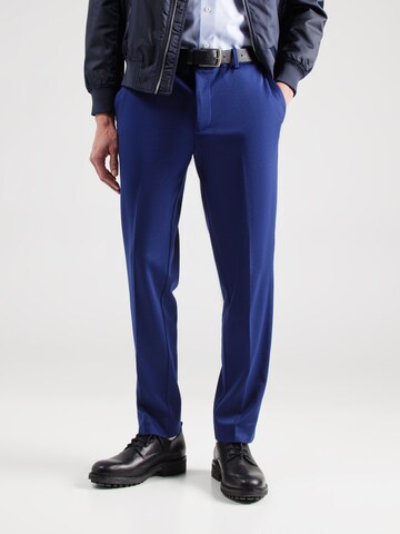 Coupe slim Pantalon à plis 'JPRJAXON' JACK & JONES en bleu : devant