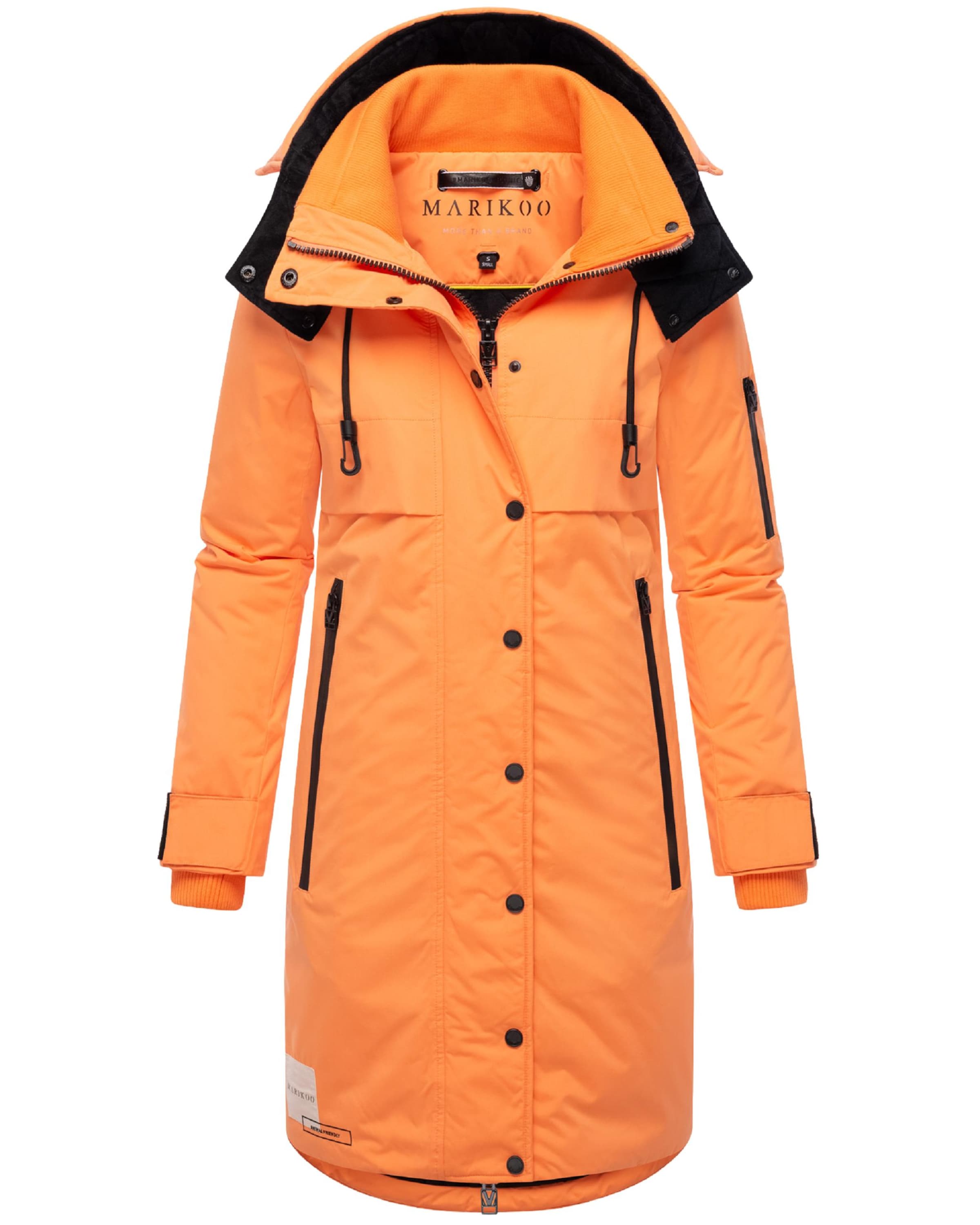 MARIKOO Χειμερινό παλτό &#x27;Anoukaa 16&#x27; σε πορτοκαλί: μπροστά